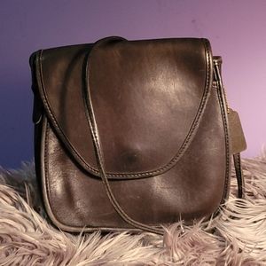 Vintage coach flap over crossbody